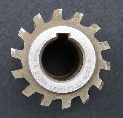 Bild des Artikels PWS-Zahnrad-Wälzfräser-m=2,0mm-BPII-DIN-3972-EGW-20°-Ø78x71xØ32mm-14-Spannuten