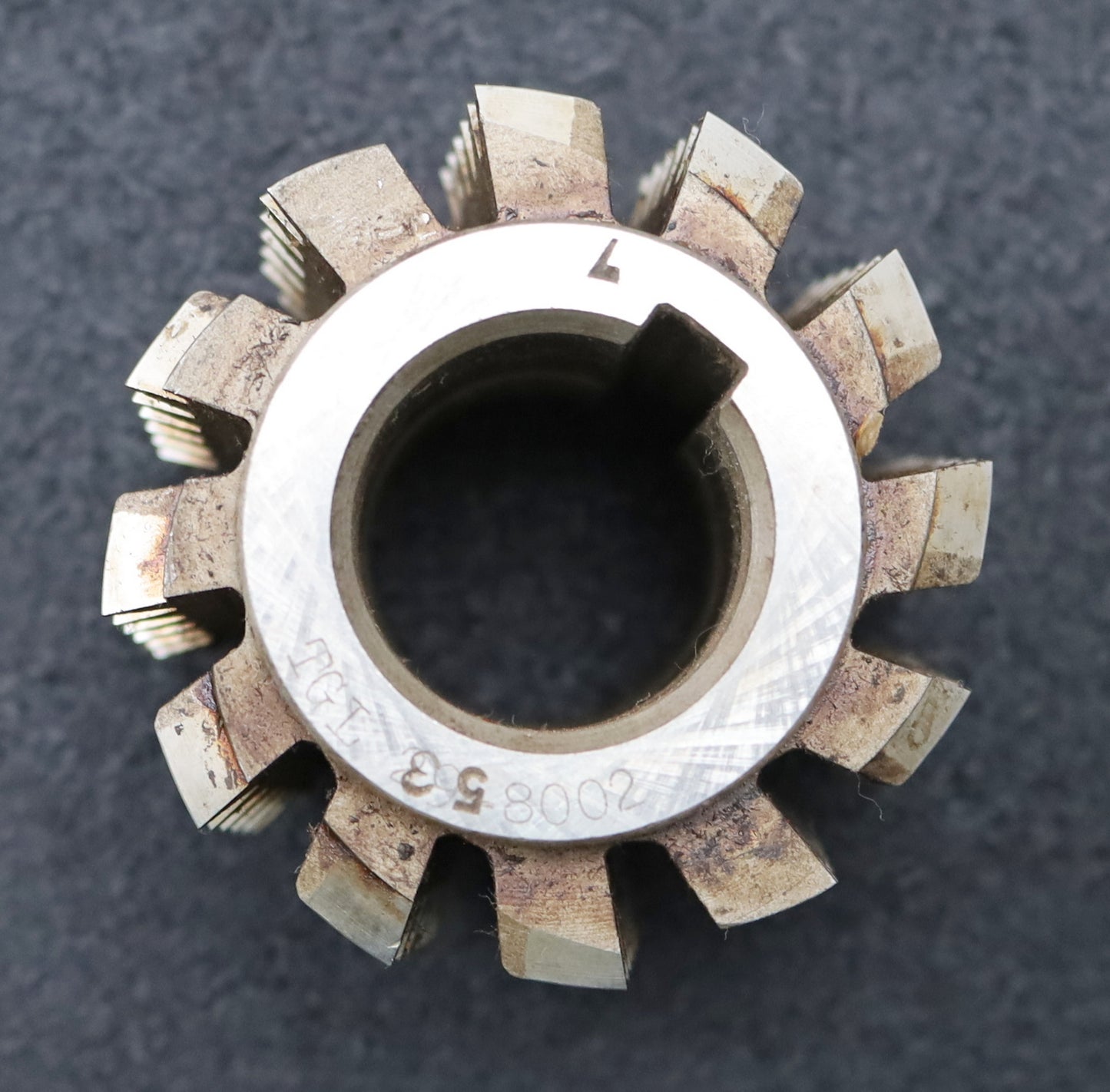 Bild des Artikels PWS-Zahnrad-Wälzfräser-m=2,0mm-BPIV-DIN-3972-EGW-20°-Ø63x48xØ27mm-LKN-HSS