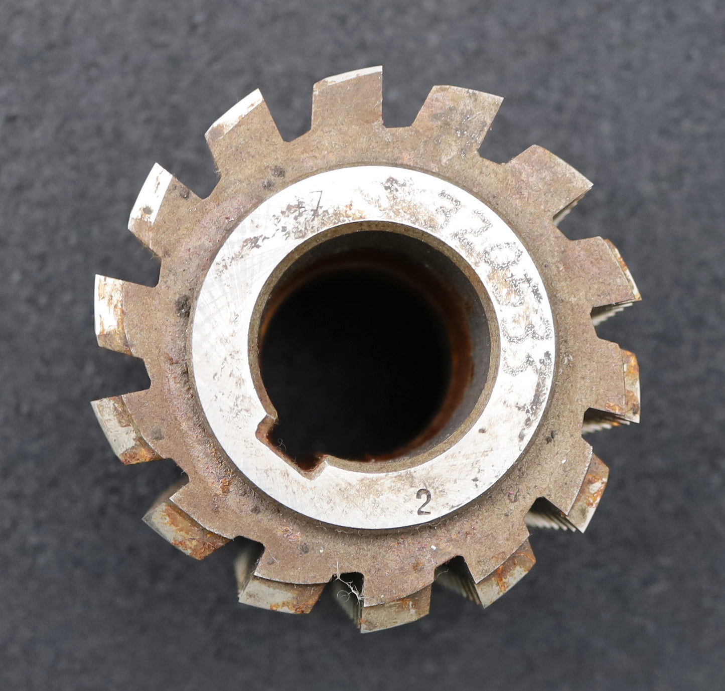 Bild des Artikels PWS-Zahnrad-Wälzfräser-m=2,0mm-BPII-DIN-3972-EGW-20°-Ø80x71xØ32mm-LKN-Rest:-90%