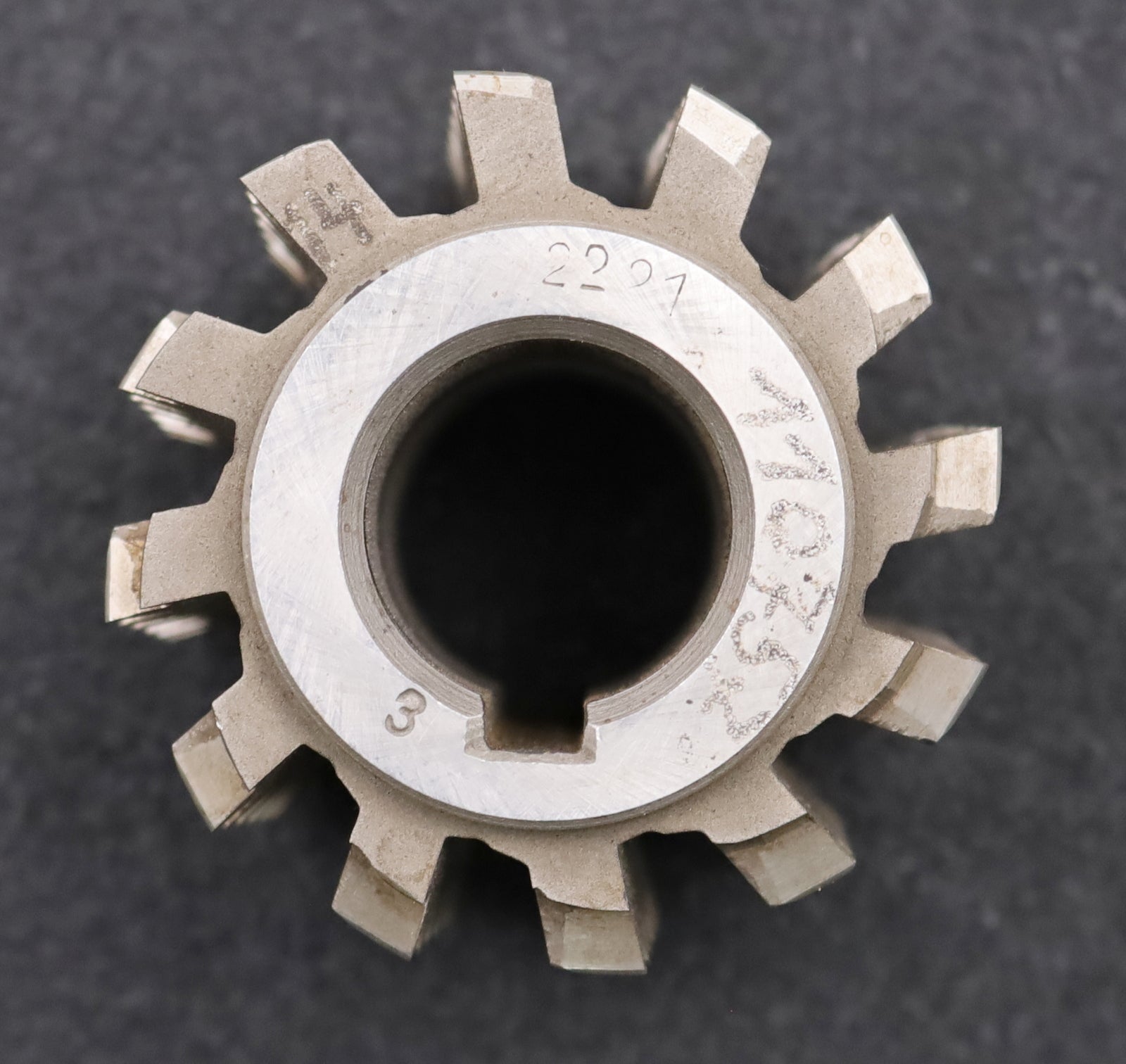 Bild des Artikels PWS-Zahnrad-Wälzfräser-m=2,5mm-BPII-DIN-3972-EGW-20°-Ø67x58xØ27mm-LKN-Rest:-80%