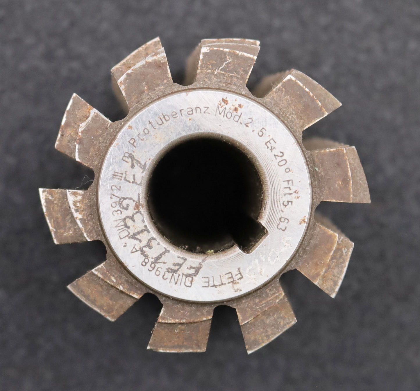 Bild des Artikels FETTE-Zahnrad-Wälzfräser-m=2,5mm-BPIII-DIN-3972-EGW-20°-Ø65x66xØ22mm-mit-LKN