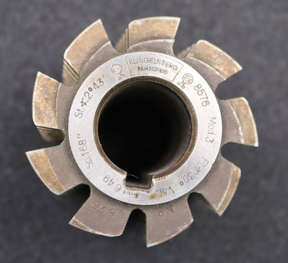 Bild des Artikels KLINGENBERG-Zahnrad-Wälzfräser-m=3,0mm-40°-EGW-Ø70x75xØ27mm-LKN-1gg.-Rechts
