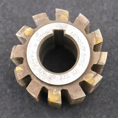 Bild des Artikels PWS-Zahnrad-Wälzfräser-m=2,25mm-BPIII-DIN-3972-EGW-20°-Ø70x58xØ27mm-1gg.-Links