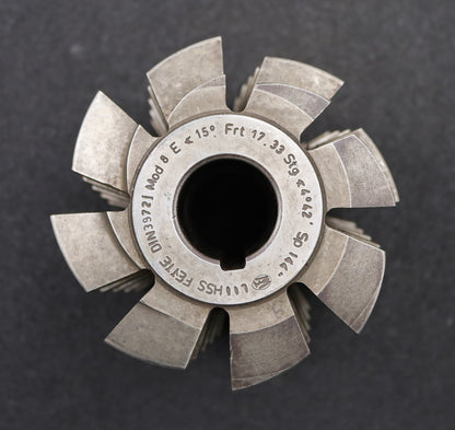 Bild des Artikels FETTE-Zahnrad-Wälzfräser-m=8,0mm-15°-EGWØ120x131xØ32mm-LKN-1gg.-Rechts