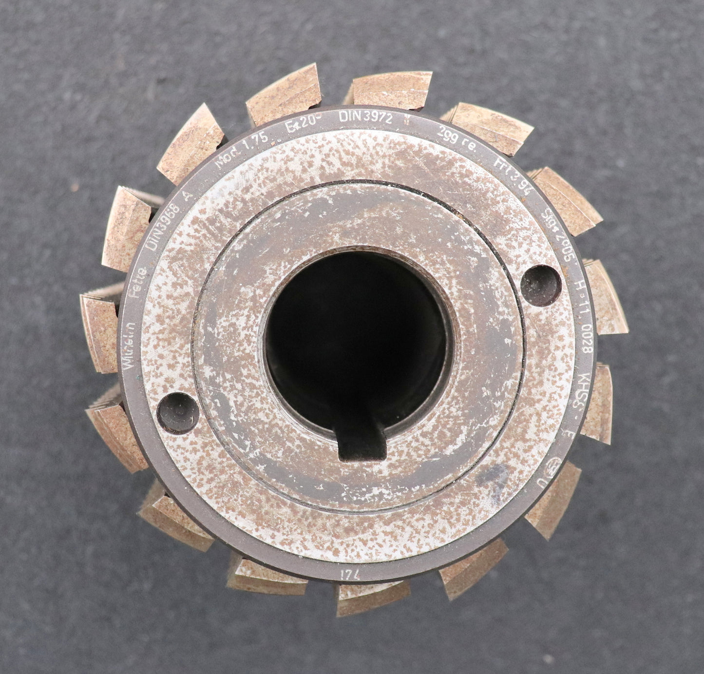 Bild des Artikels FETTE-Zahnrad-Wälzfräser-m=1,75mm-EGW-20°-Ø100x105xØ32mm-LKN-2gg.-Rechts