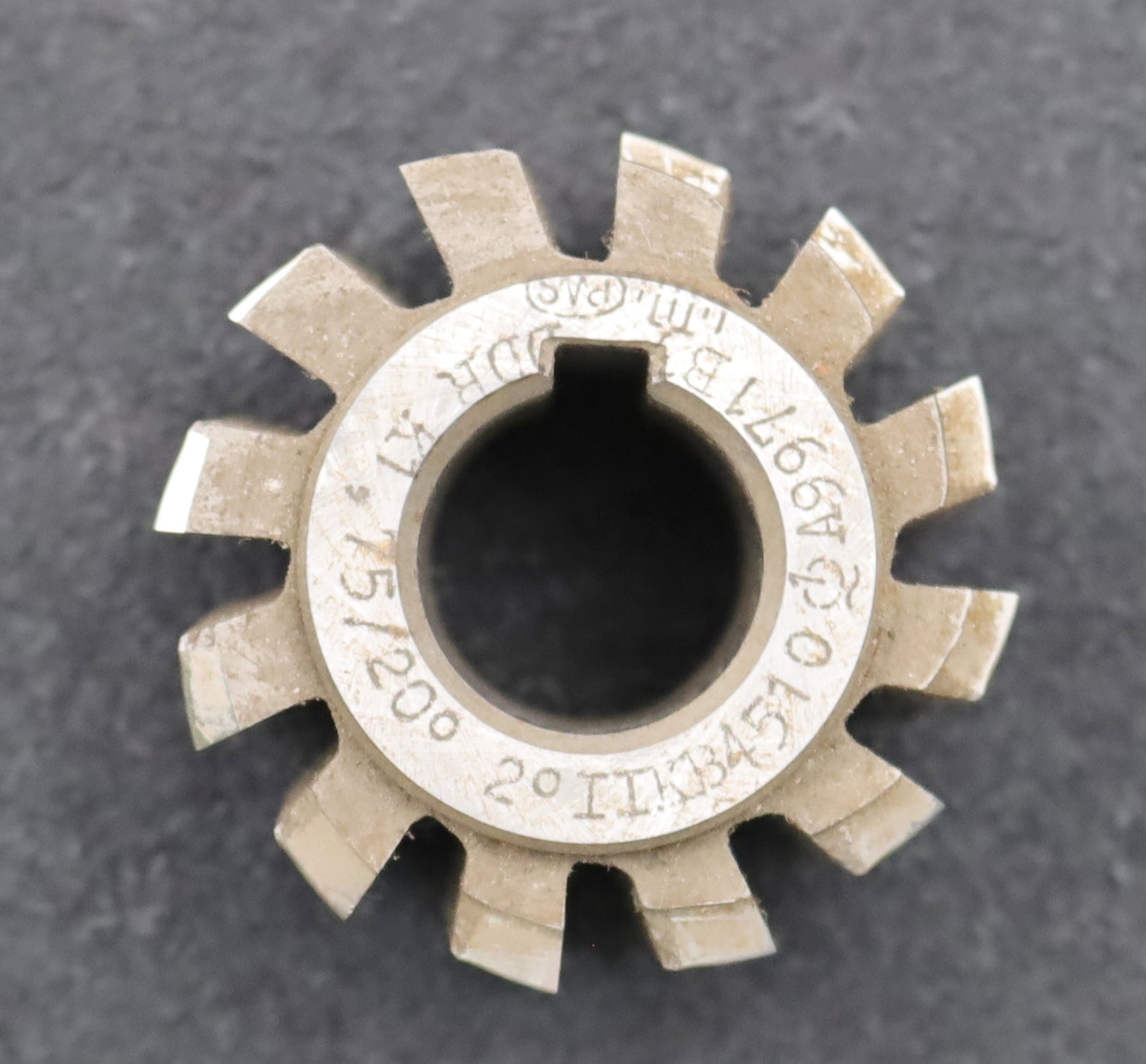 Bild des Artikels PWS-Zahnrad-Wälzfräser-m=1,75mm-BPII-DIN-3972-EGW-20°-Ø55x39x22mm-LKN-Rest:-7ß%