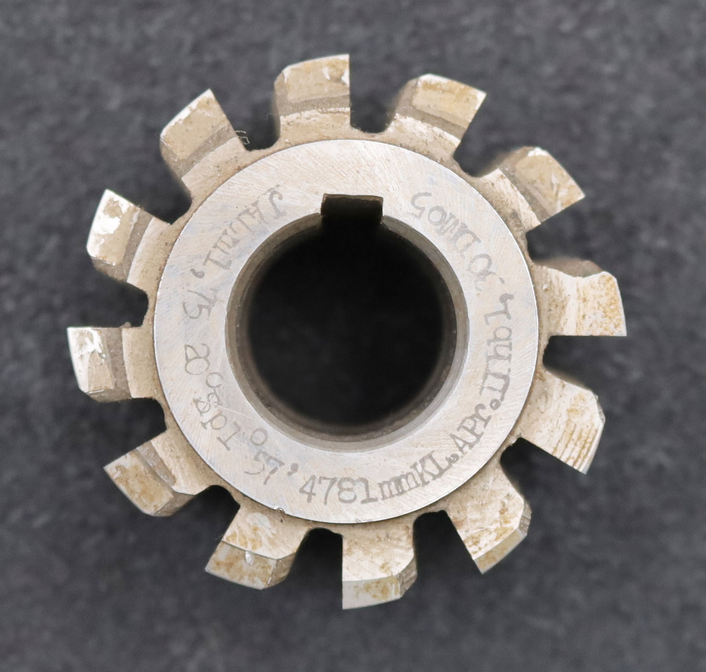 Bild des Artikels Zahnrad-Wälzfräser-m=1,5mm-BPIII-DIN-3972-EGW-20°-Ø57x39x22mm-LKN-1gg.-Rechts