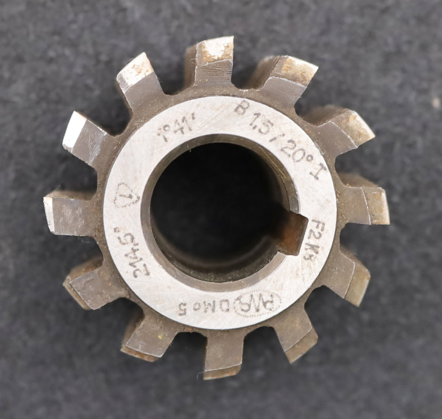 Bild des Artikels PWS-Zahnrad-Wälzfräser-m=1,5mm-BPII-DIN-3972-EGW-20°-Ø70x58x27mm-LKN-1gg.-Rechts