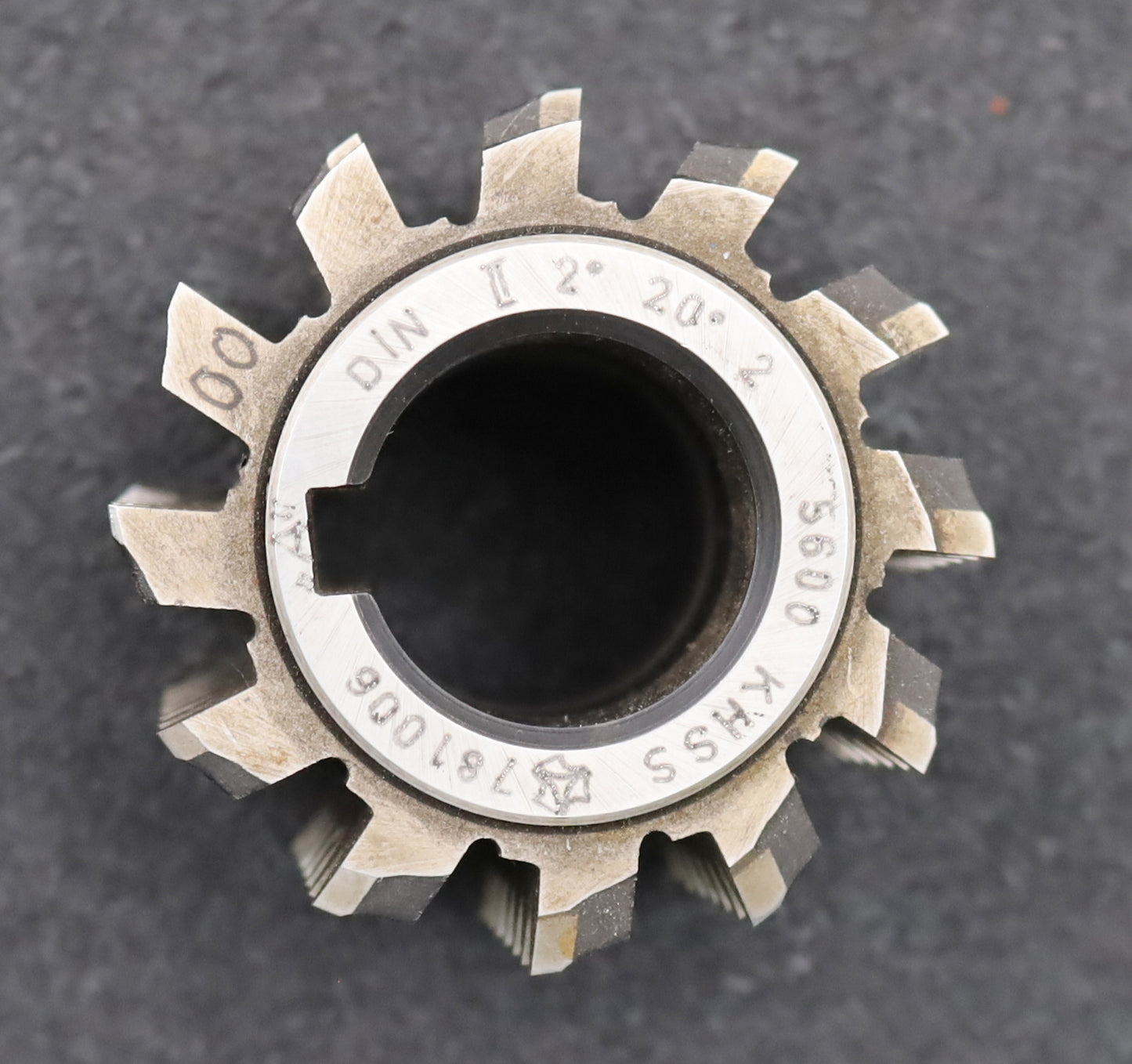Bild des Artikels PWS-Zahnrad-Wälzfräser-m=1,5mm-BPII-DIN-3972-EGW-20°-Ø55x39x22mm-LKN-1gg.-Rechts