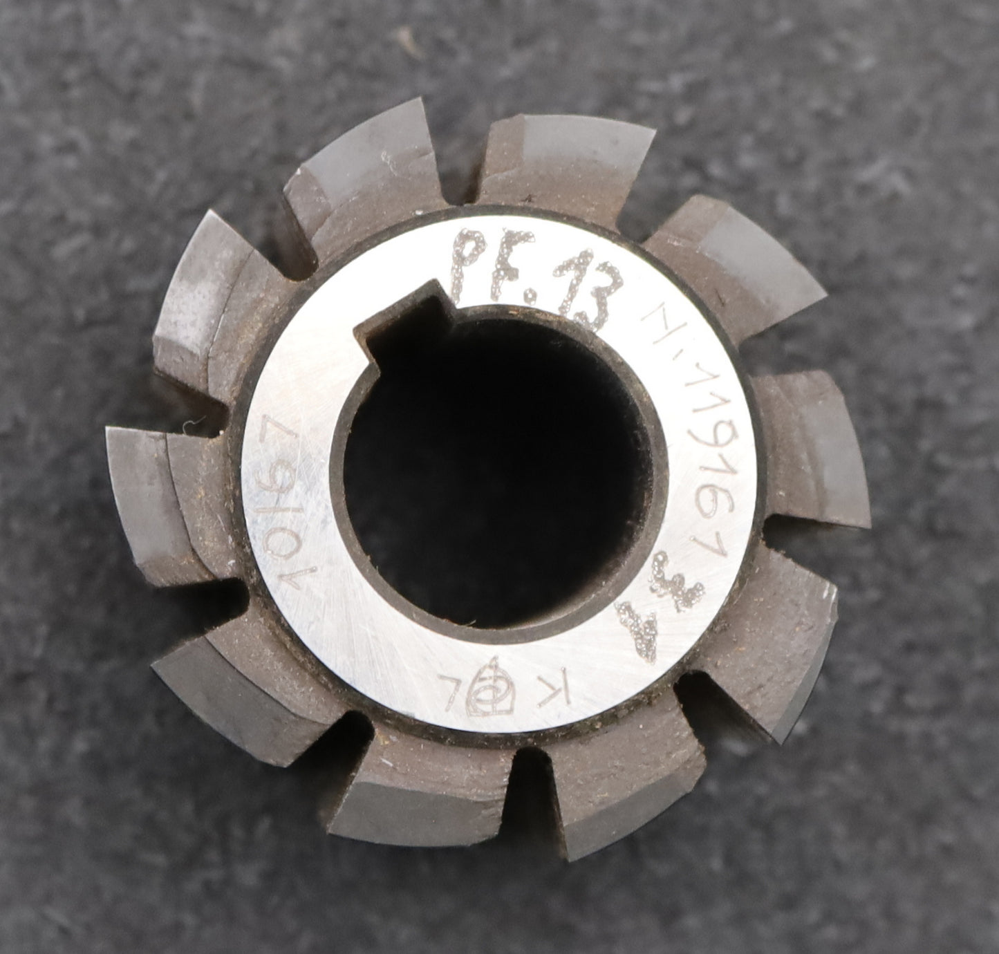 Bild des Artikels PWS-Zahnrad-Wälzfräser-m=2,0mm-BPIV-DIN-3972-EGW-20°-Ø63x48x27mm-LKN-1gg.-Rechts