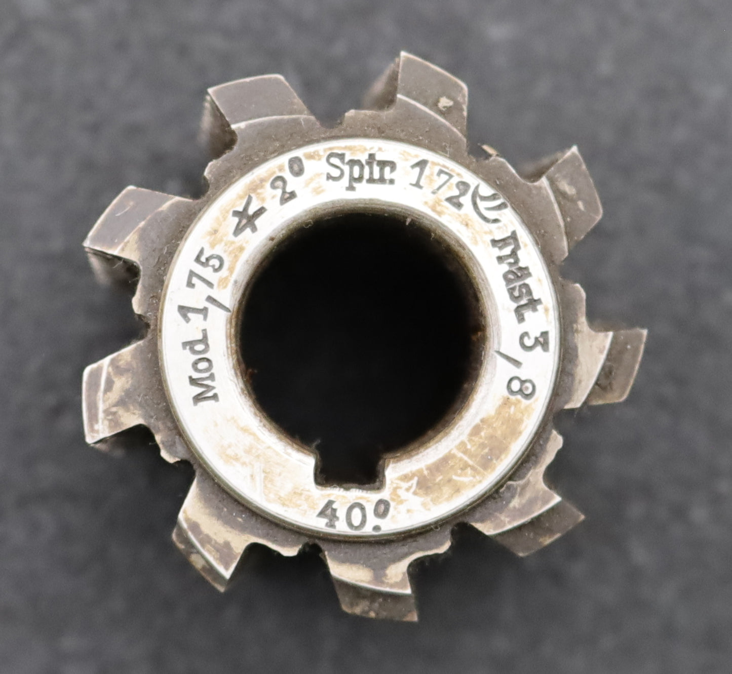 Bild des Artikels Zahnrad-Wälzfräser-m=1,75mm-40°-EGW-Ø52x55x22mm-LKN-1gg.-Rechts-spiralgenutet