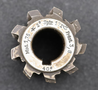 Bild des Artikels Zahnrad-Wälzfräser-m=1,75mm-40°-EGW-Ø52x55x22mm-LKN-1gg.-Rechts-spiralgenutet