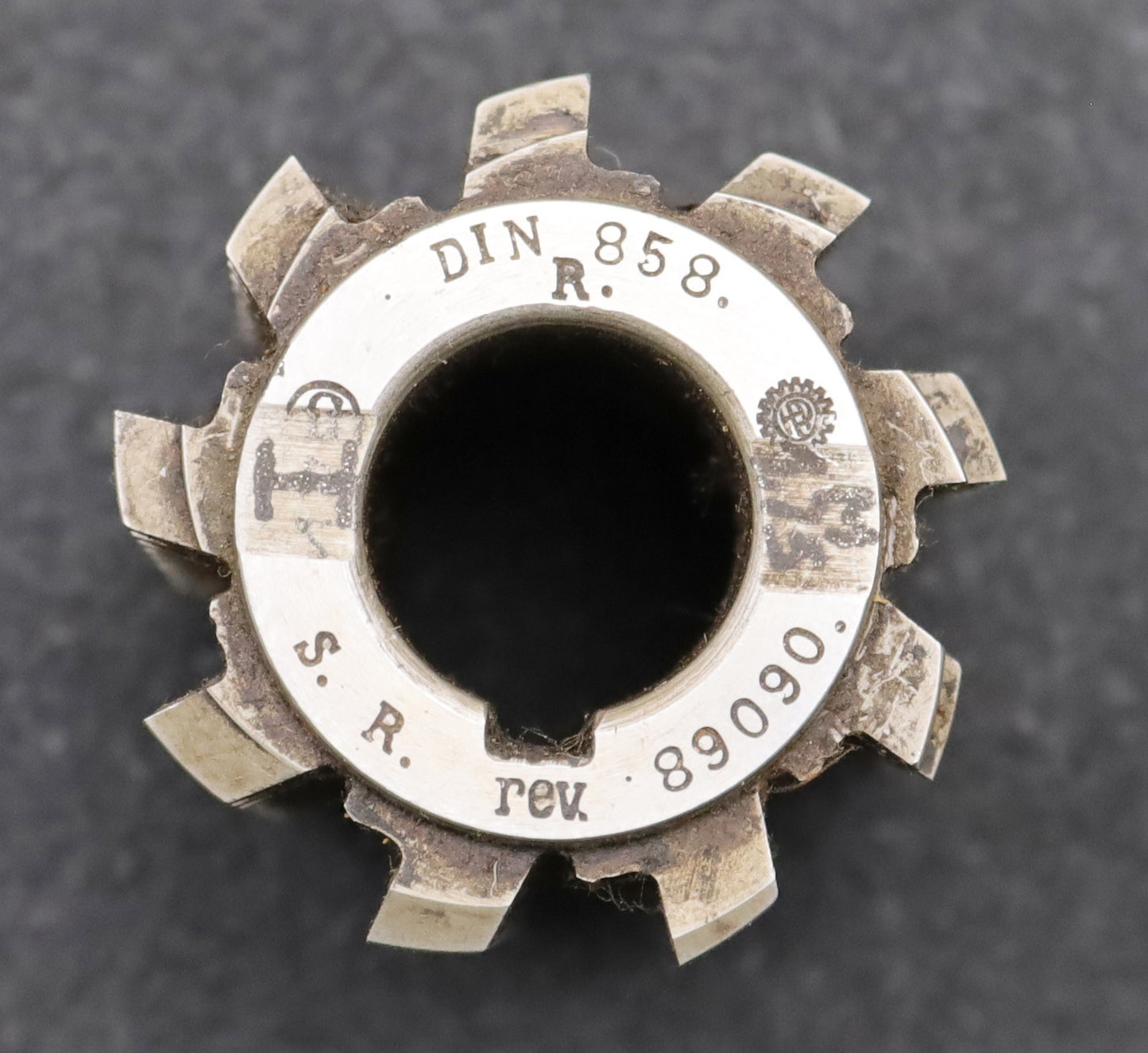 Bild des Artikels Zahnrad-Wälzfräser-m=1,75mm-40°-EGW-Ø52x55x22mm-LKN-1gg.-Rechts-spiralgenutet