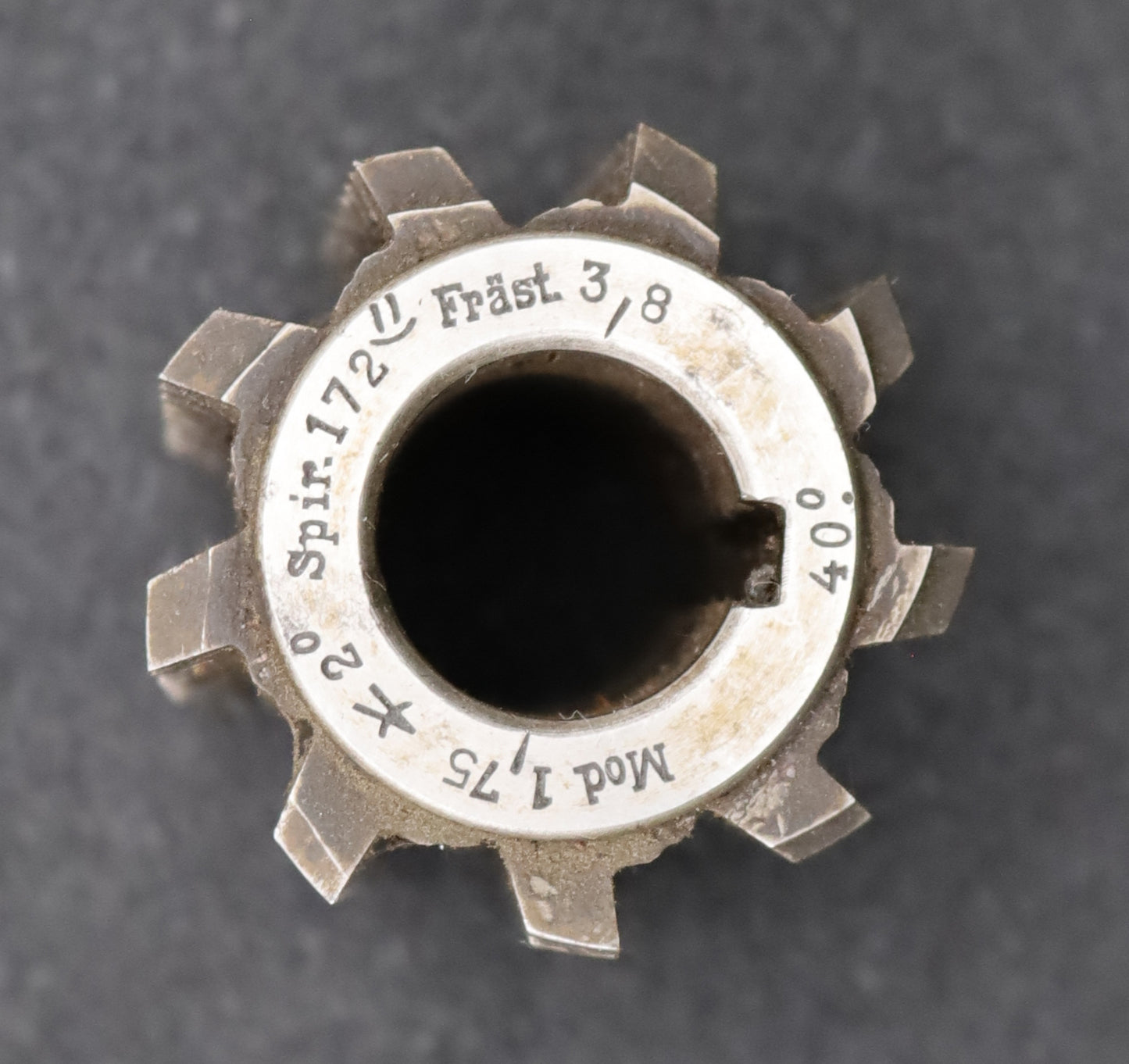 Bild des Artikels Zahnrad-Wälzfräser-m=1,75mm-40°-EGW-Ø52x56x22mm-LKN-1gg.-Rechts-spiralgenutet