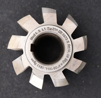 Bild des Artikels FETTE-Zahnrad-Wälzfräser-m=4,5mm-EGW-20°-BPIII-DIN-3972-Ø89x79x32mm-mit-LKN