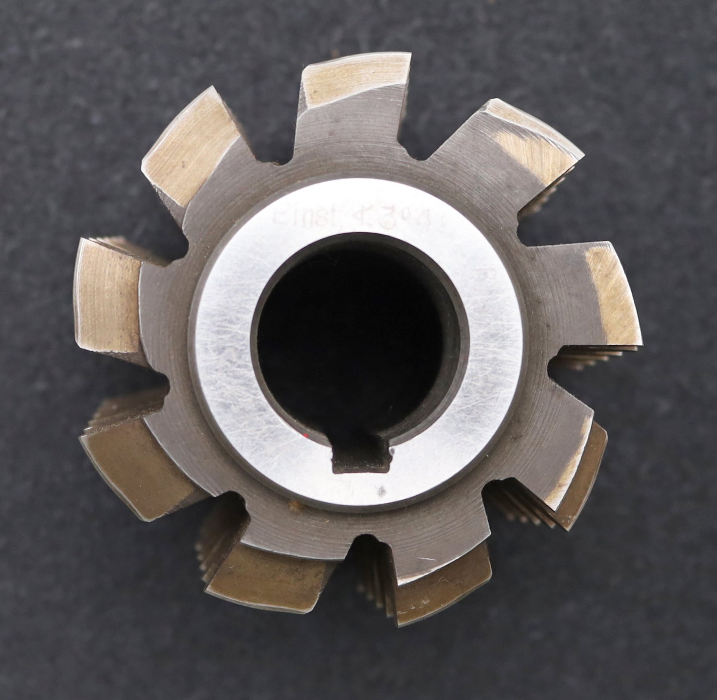 Bild des Artikels Zahnrad-Wälzfräser-m=3,75mm-EGW-20°-Ø79x76x27mm-LKN-1gg.-Links-spiralgenutet