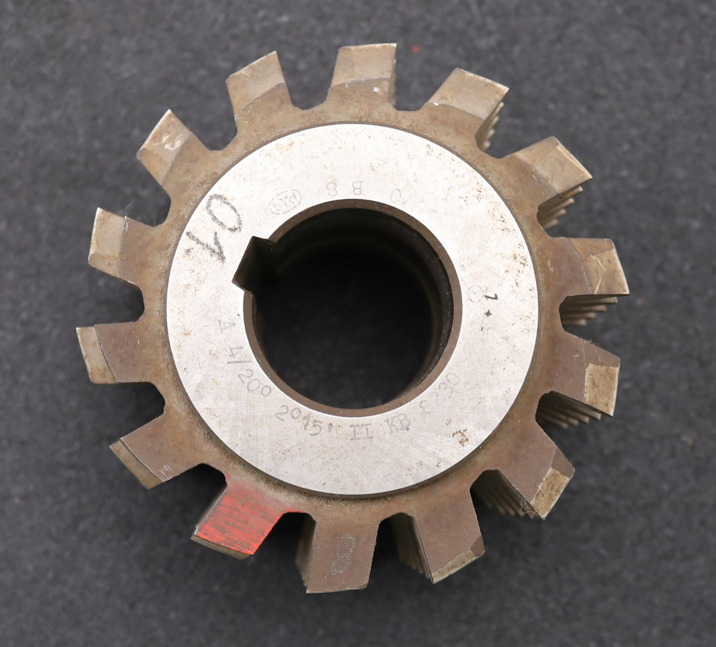 Bild des Artikels Zahnrad-Wälzfräser-m=4,0mm-EGW-20°-BPII-DIN-3972-Ø141x76x40mm-LKN-1gg.-Links