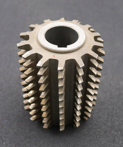 Bild des Artikels PWS-Zahnrad-Wälzfräser-gear-hob-m=-5,0mm-EGW-20°-BPII-DIN-3972-Ø108x135x40mm