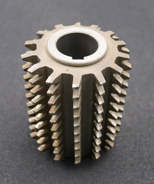 Bild des Artikels PWS-Zahnrad-Wälzfräser-gear-hob-m=-5,0mm-EGW-20°-BPII-DIN-3972-Ø108x135x40mm