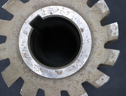 Bild des Artikels PWS-Zahnrad-Wälzfräser-gear-hob-m=-4,5mm-EGW-20°-BPII-DIN-3972-Ø111x135x40mm