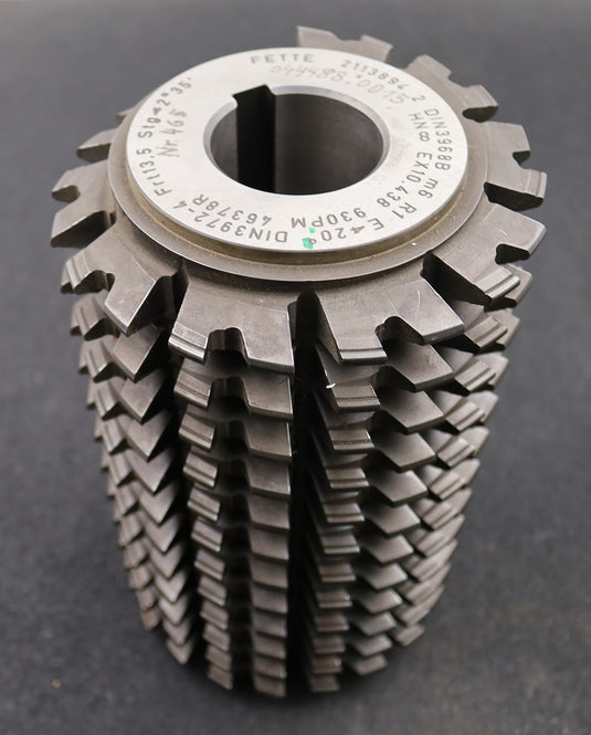 Bild des Artikels FETTE-Zahnrad-Wälzfräser-m=-6,0mm-BPIV-DIN-3972-EGW-20°-Ø150x240x50mm