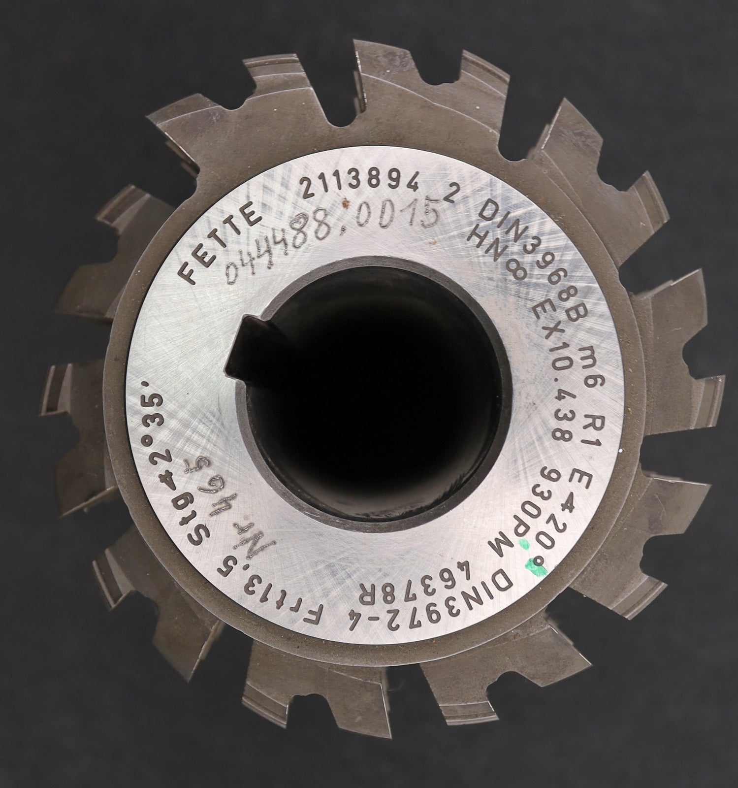 Bild des Artikels FETTE-Zahnrad-Wälzfräser-m=-6,0mm-BPIV-DIN-3972-EGW-20°-Ø150x240x50mm