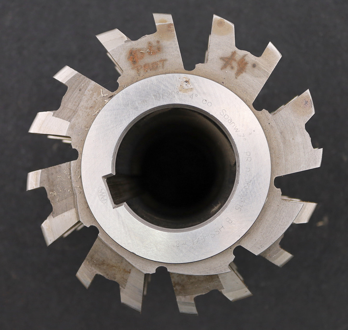 Bild des Artikels PWS-Zahnrad-Wälzfräser-m=-10,0mm-EGW-20°-Ø167x188xØ60mm-LKN-geradgenutet