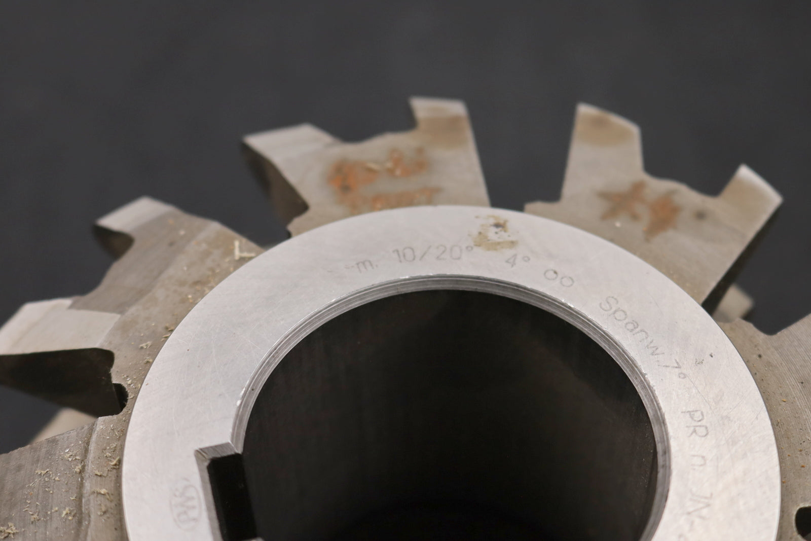 Bild des Artikels PWS-Zahnrad-Wälzfräser-m=-10,0mm-EGW-20°-Ø167x188xØ60mm-LKN-geradgenutet