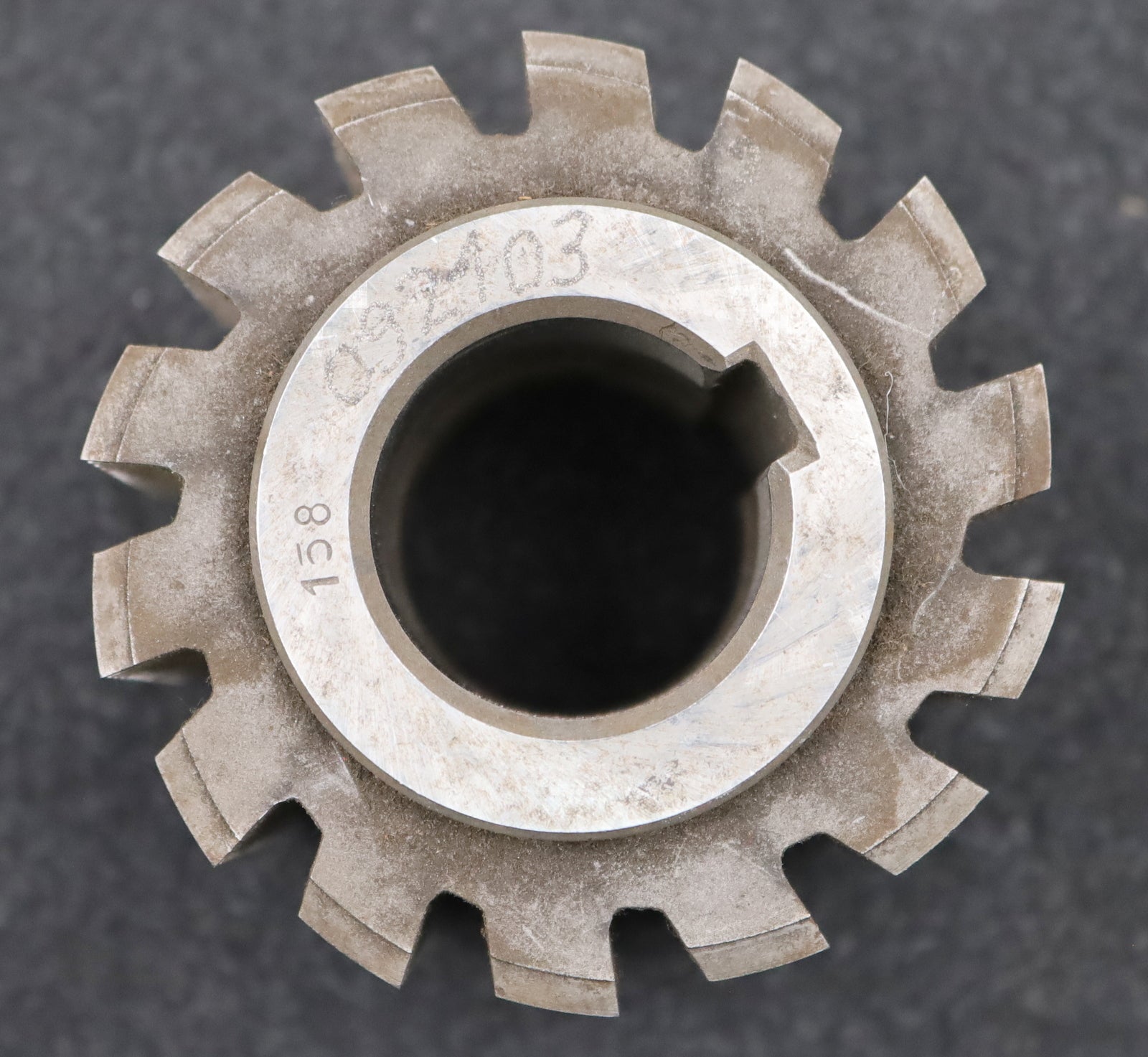 Bild des Artikels PWS-Zahnrad-Wälzfräser-m=-1,25mm-BPII-nach-DIN-3972-EGW-20°-Ø81x63xØ32mm-mit-LKN