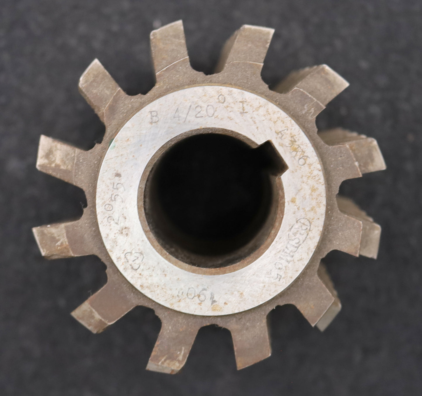 Bild des Artikels PWS-Zahnrad-Wälzfräser-m=-4,0mm-EGW-20°-BPI-nach-DIN-3972-Ø89x80xØ32mm-mit-LKN