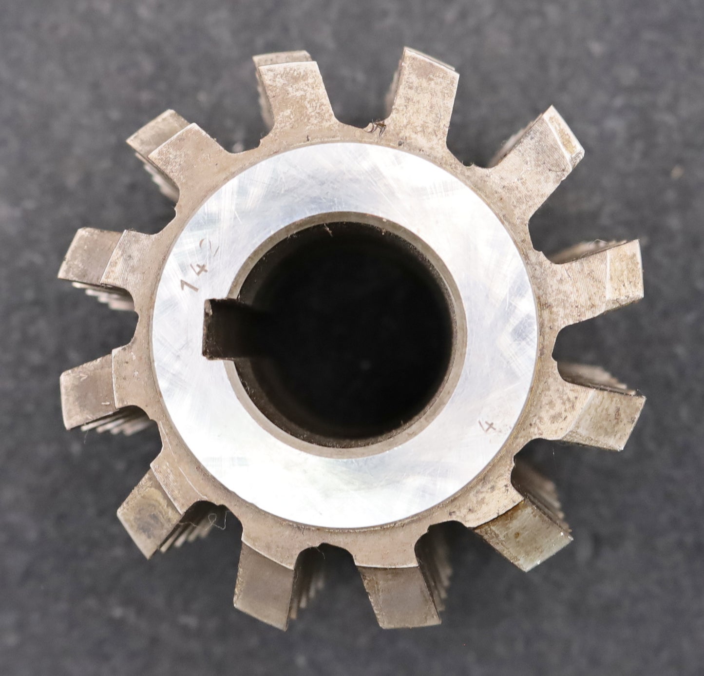 Bild des Artikels PWS-Zahnrad-Wälzfräser-m=-4,0mm-EGW-20°-BPI-nach-DIN-3972-Ø89x80xØ32mm-mit-LKN