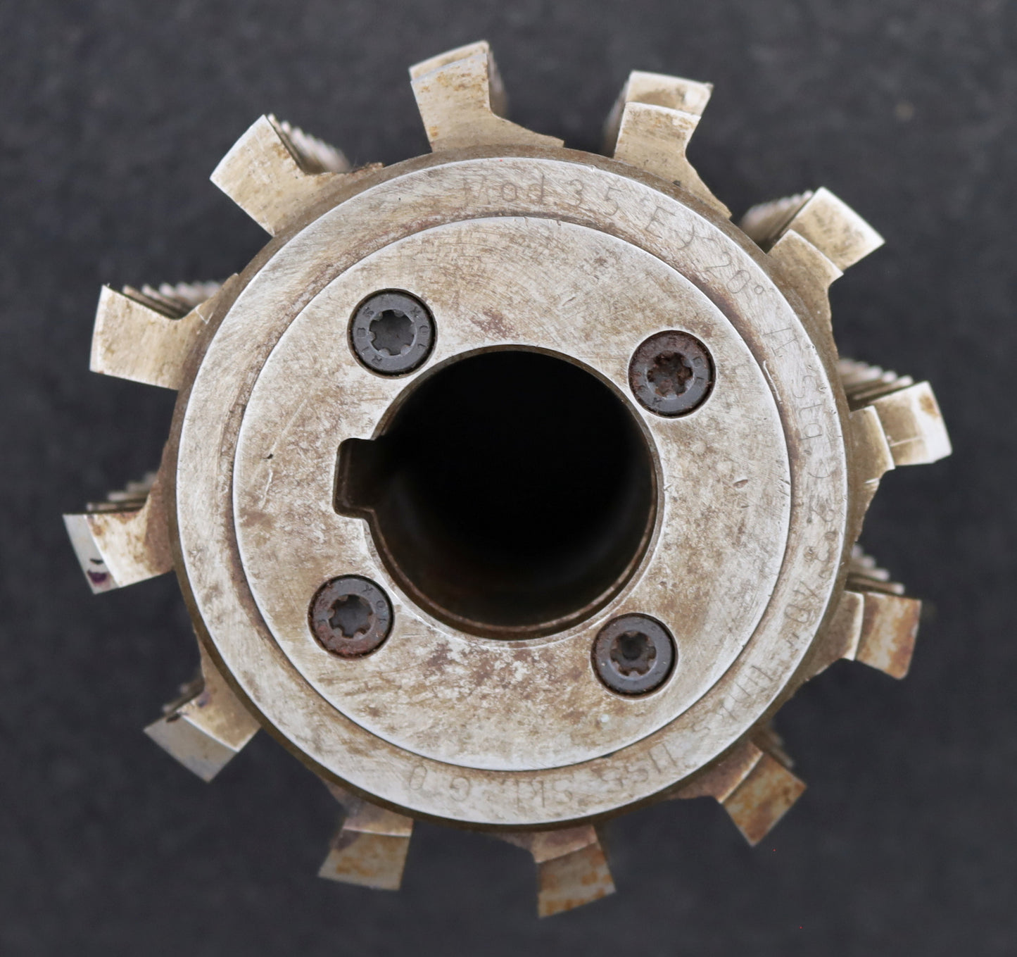 Bild des Artikels DROGEMEYER-Zahnrad-Wälzfräser-m=-3,5mm-EGW-20°-BPI-nach-DIN-3972-Ø105x104xØ32mm