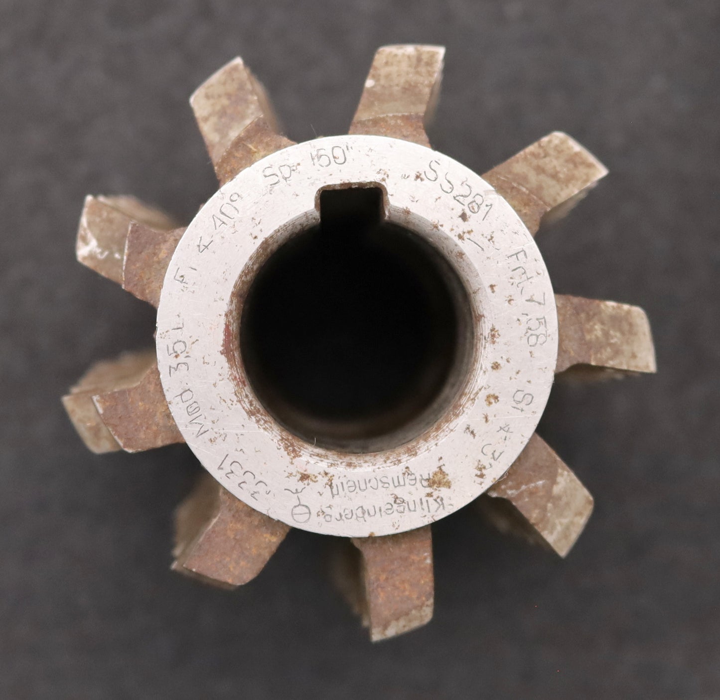 Bild des Artikels PWS-Zahnrad-Wälzfräser-m=-3,5mm-EGW-20°-BPII-nach-DIN-3972-Ø73x76xØ27mm-mit-LKN