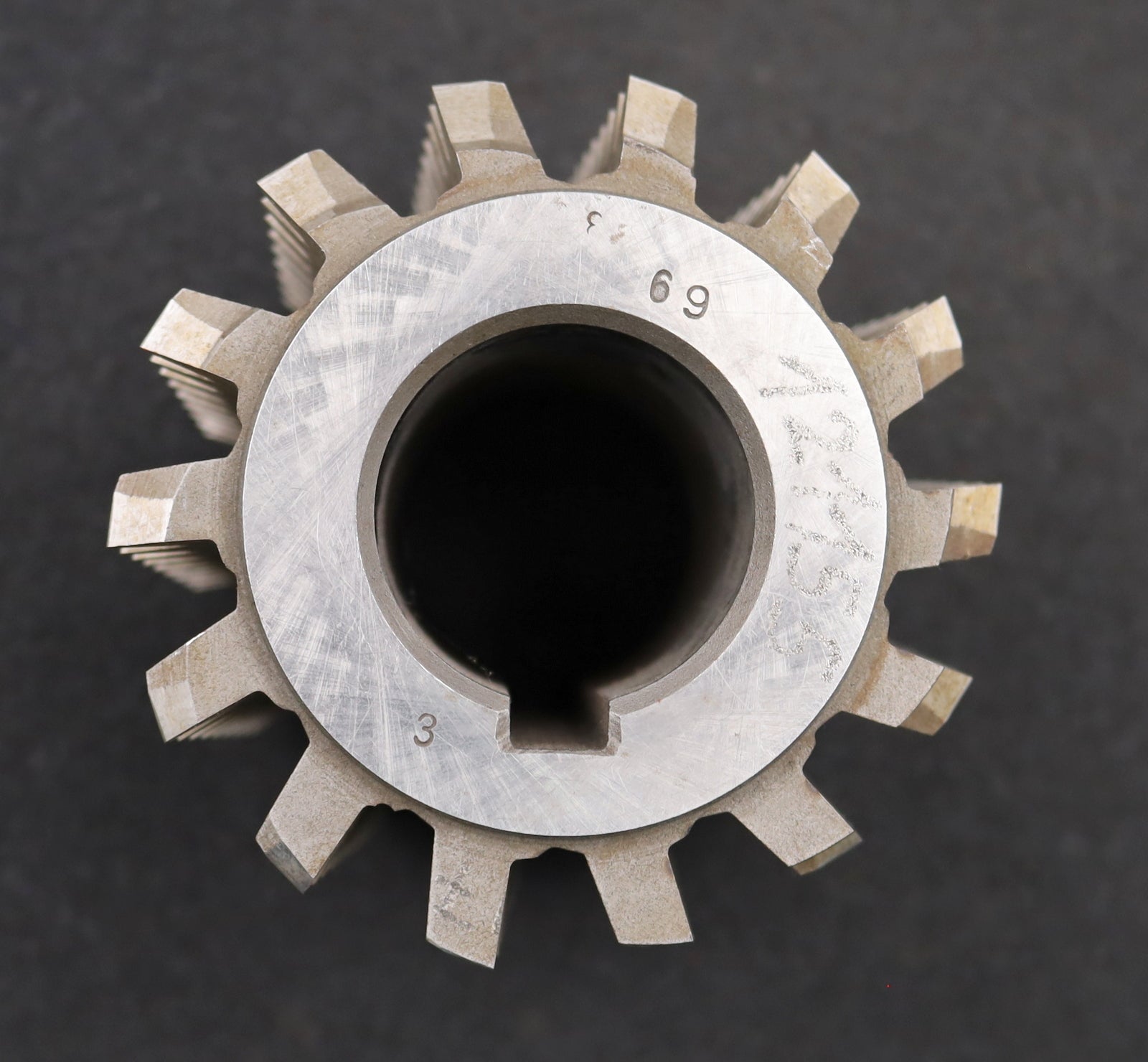 Bild des Artikels PWS-Zahnrad-Wälzfräser-m=-3,5mm-EGW-20°-BPII-nach-DIN-3972-Ø100x109xØ40mm-LKN