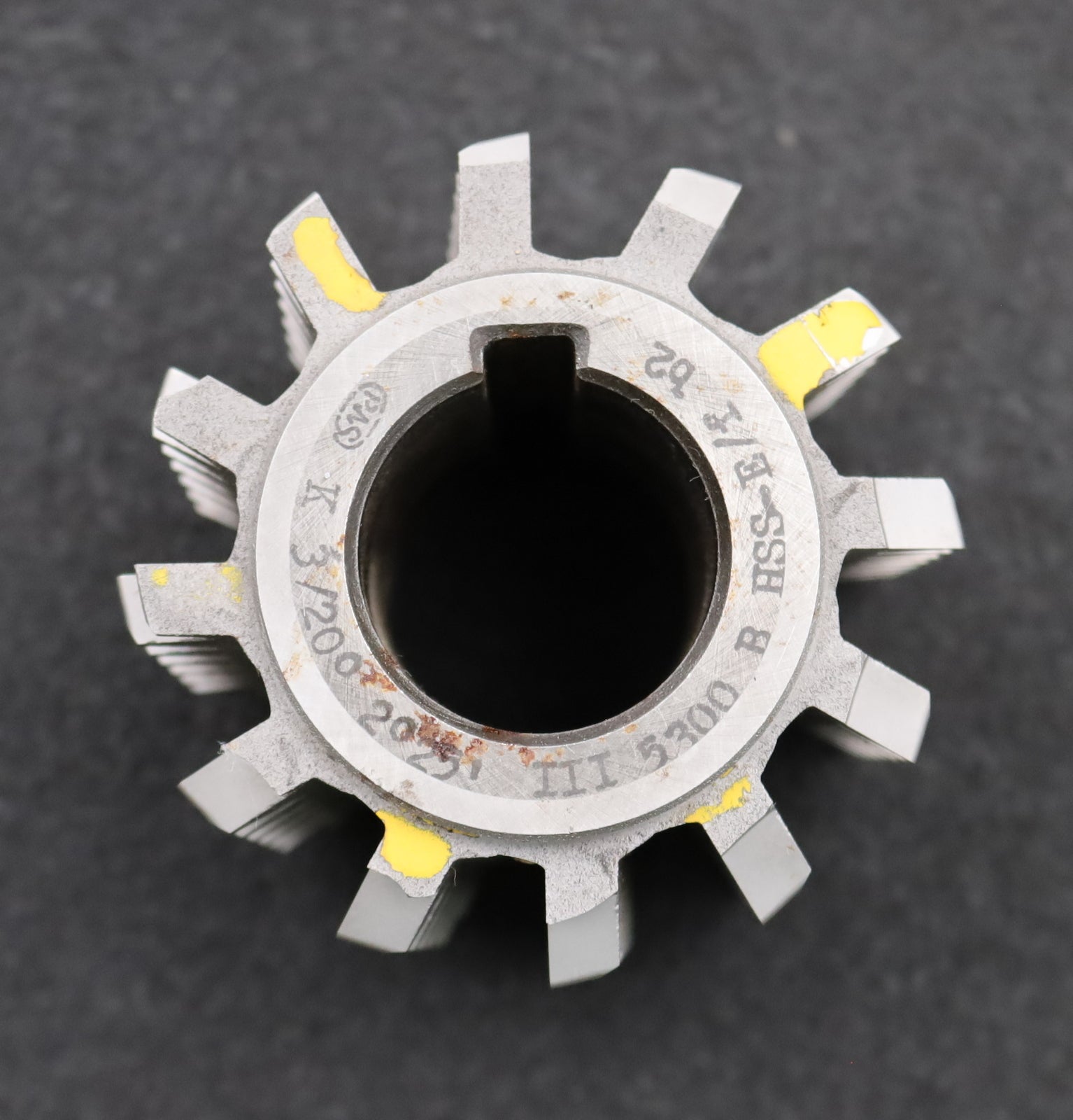 Bild des Artikels PWS-Zahnrad-Wälzfräser-m=-3,0mm-EGW-20°-BPIII-nach-DIN-3972-Ø79x71xØ32mm-mit-LKN