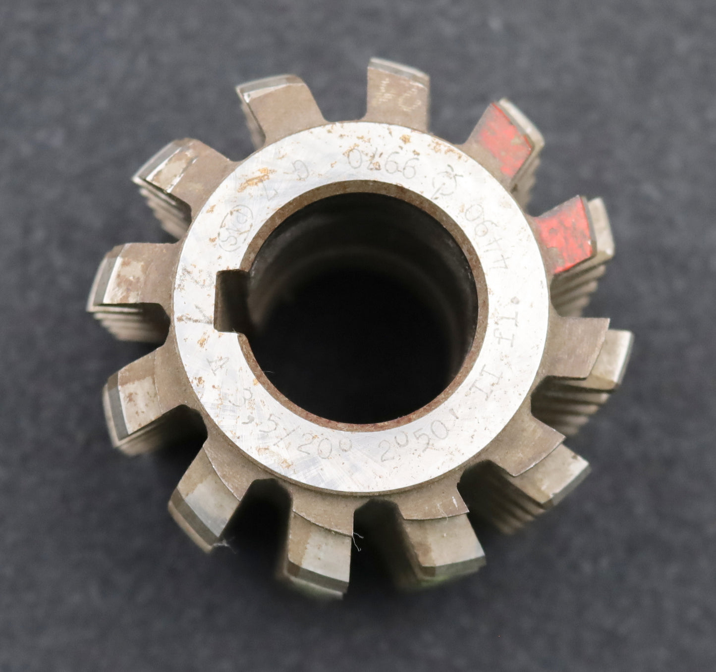 Bild des Artikels PWS-Zahnrad-Wälzfräser-m=-3,5mm-EGW-20°-BPII-DIN-3972-Ø80x70xØ32mm-1gg.-Links