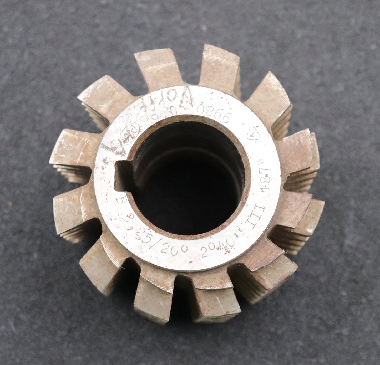 Bild des Artikels PWS-Zahnrad-Wälzfräser-m=-3,25mm-EGW-20°-BPIII-DIN-3972-Ø81x70xØ32mm-LKN