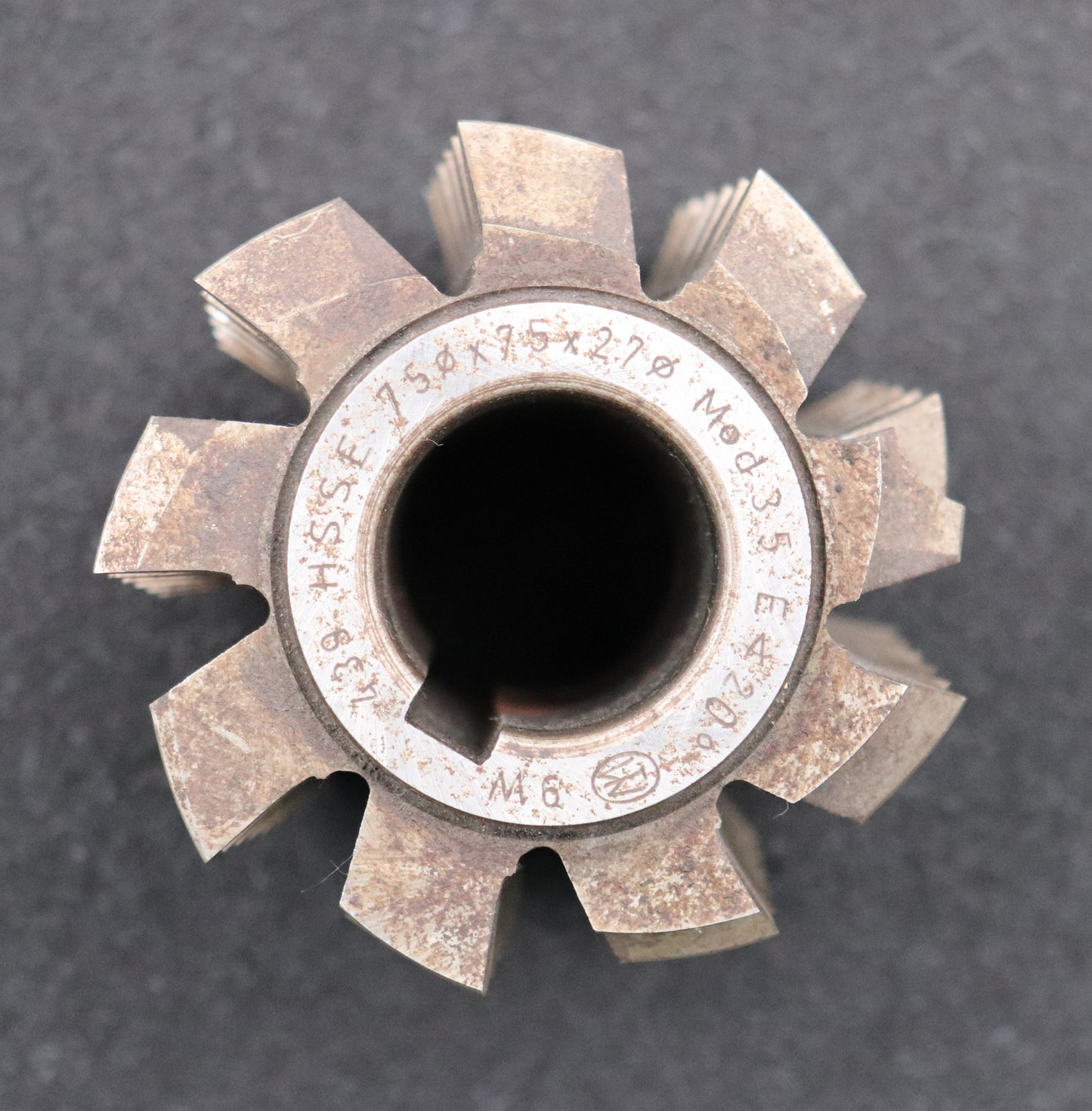 Bild des Artikels FETTE-Zahnrad-Wälzfräser-m=-3,5mm-EGW-20°-Ø75x75xØ27mm-mit-LKN-1gg.-Rechts