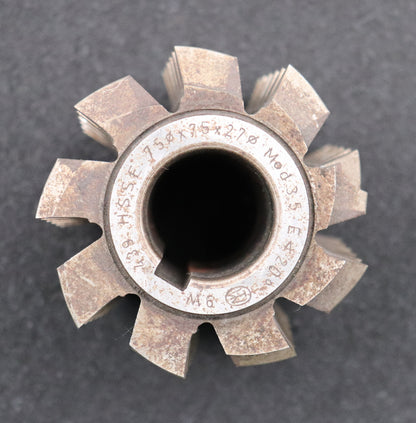 Bild des Artikels FETTE-Zahnrad-Wälzfräser-m=-3,5mm-EGW-20°-Ø75x75xØ27mm-mit-LKN-1gg.-Rechts