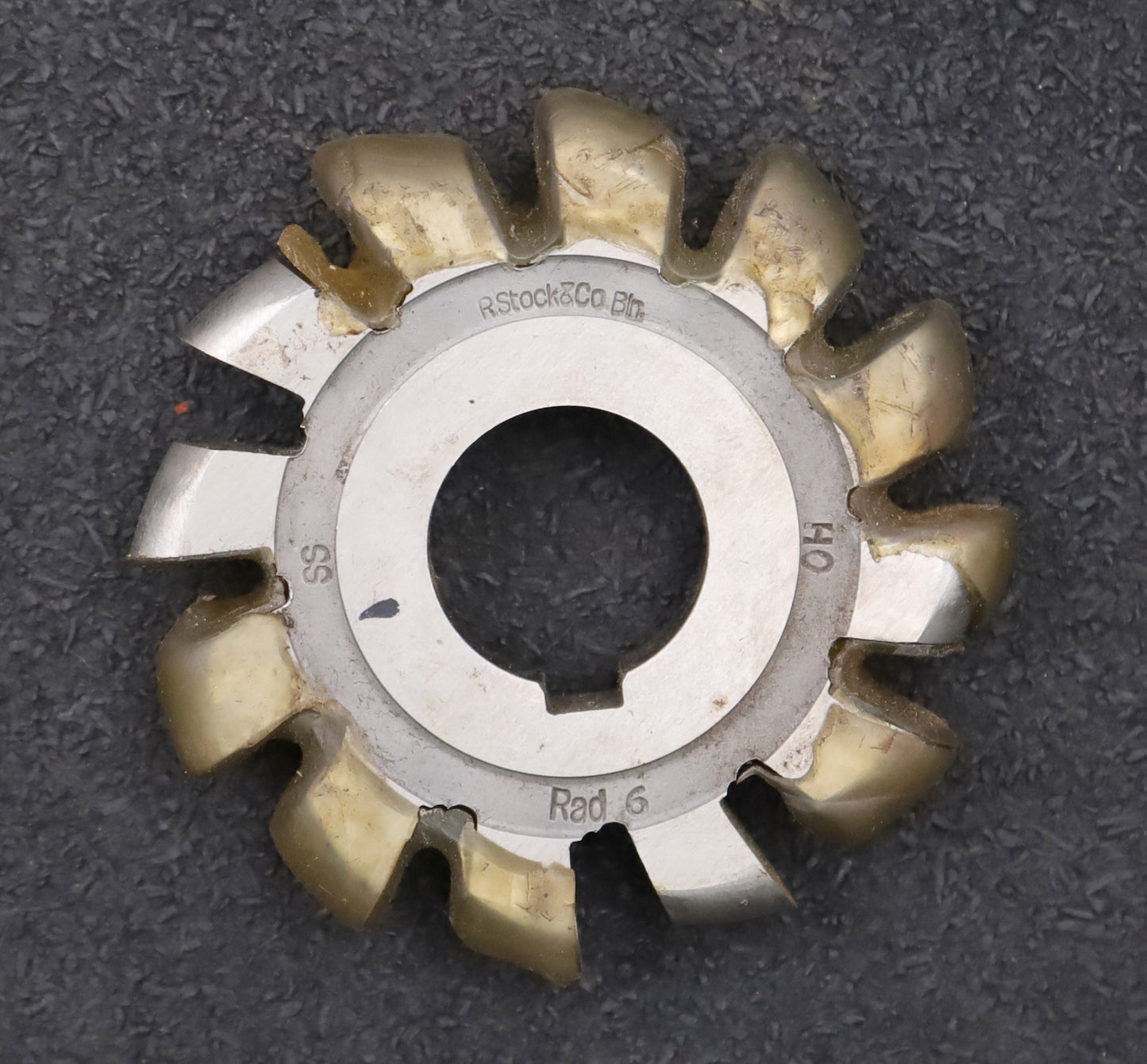 Bild des Artikels R.STOCK&CO-Halbrund-Formfräser-konvex-Radiusfräser-Radius-6mm-Ø70x12xØ22mm-HSS