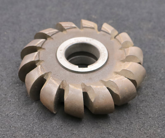 Bild des Artikels Halbrund-Formfräser-konvex-Radiusfräser-Radius-15mm-Spannwinkel-8°-Ø125x30xØ32mm