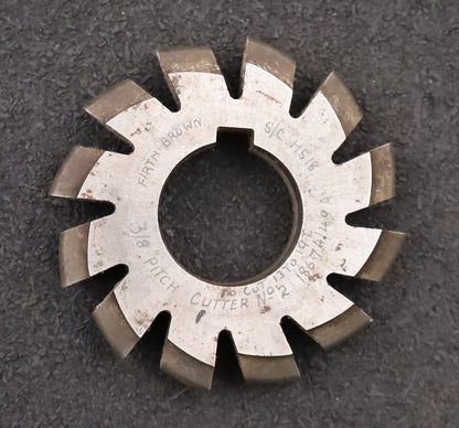 Bild des Artikels FIRTH-BROWN-Rollkettenrad-Formfräser-Teilung=-9,525mm=-3/8''-Ø70x27mm-Profil-2