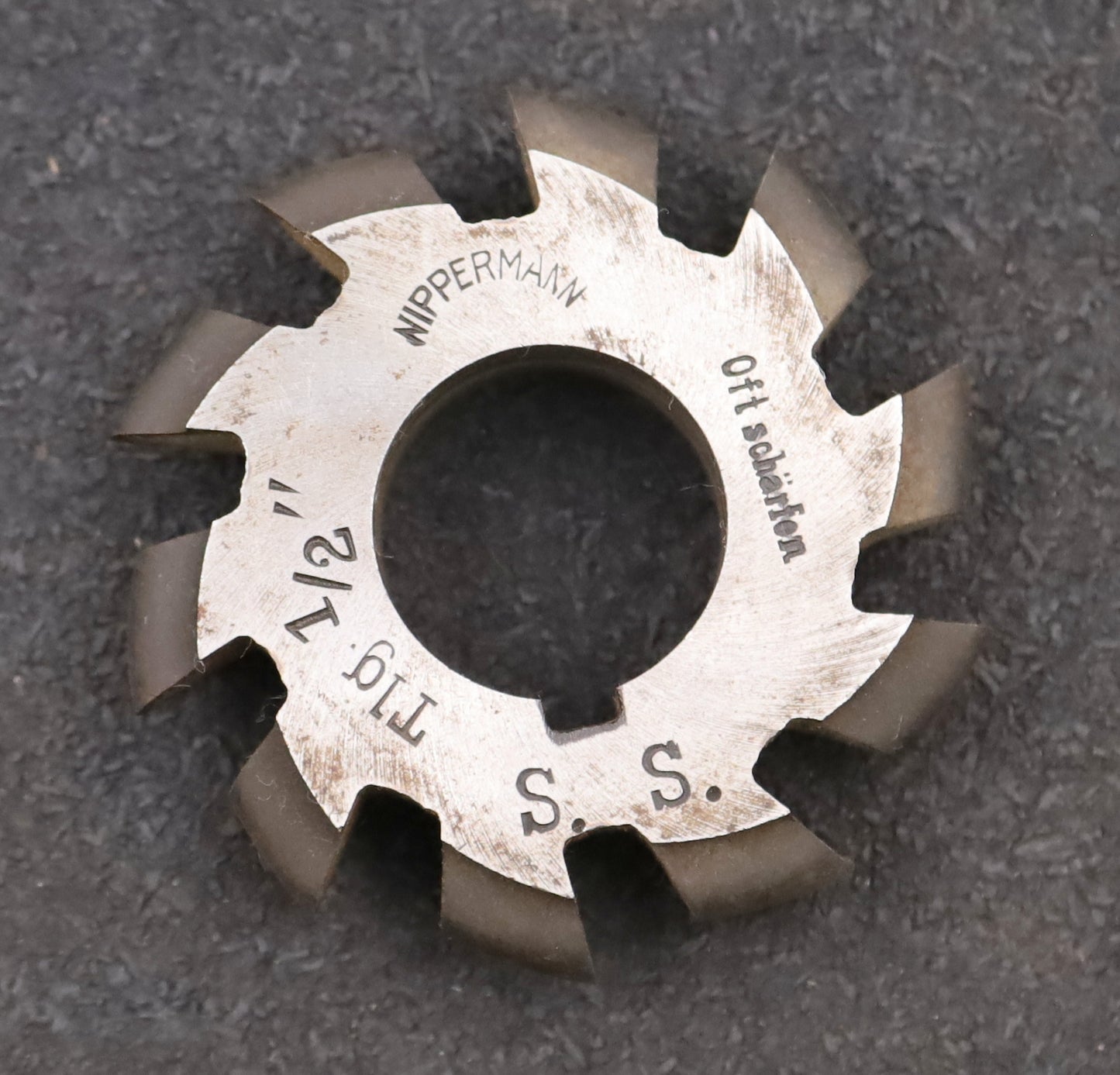 Bild des Artikels NIPPERMANN-Rollkettenrad-Formfräser-Teilung=-12,7mm=-1/2''-Ø70x27mm-LKN