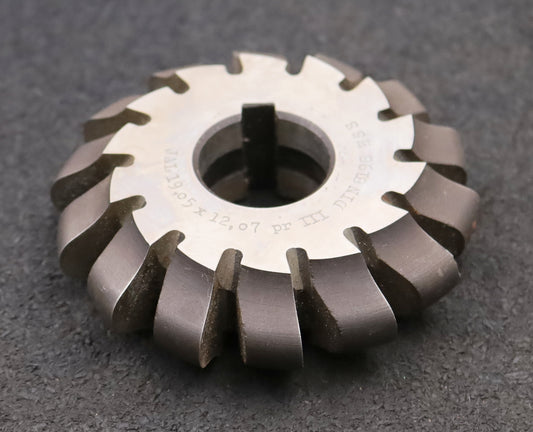 Bild des Artikels JAL-Rollkettenrad-Formfräser-Teilung=-19,05mm=-3/4''-RollenØ-12,07mm