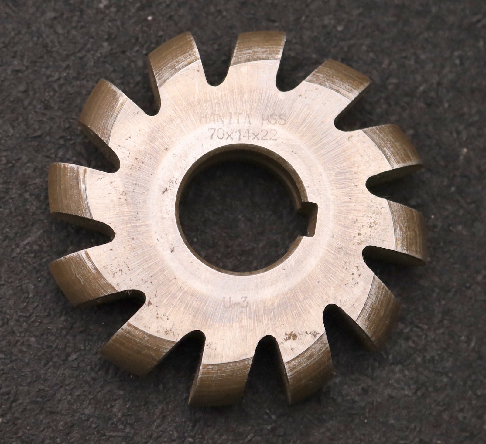 Bild des Artikels Halbrund-Formfräser-konvex-Radiusfräser-Radius-7mm-Ø70x14xØ22mm-LKN-HSS