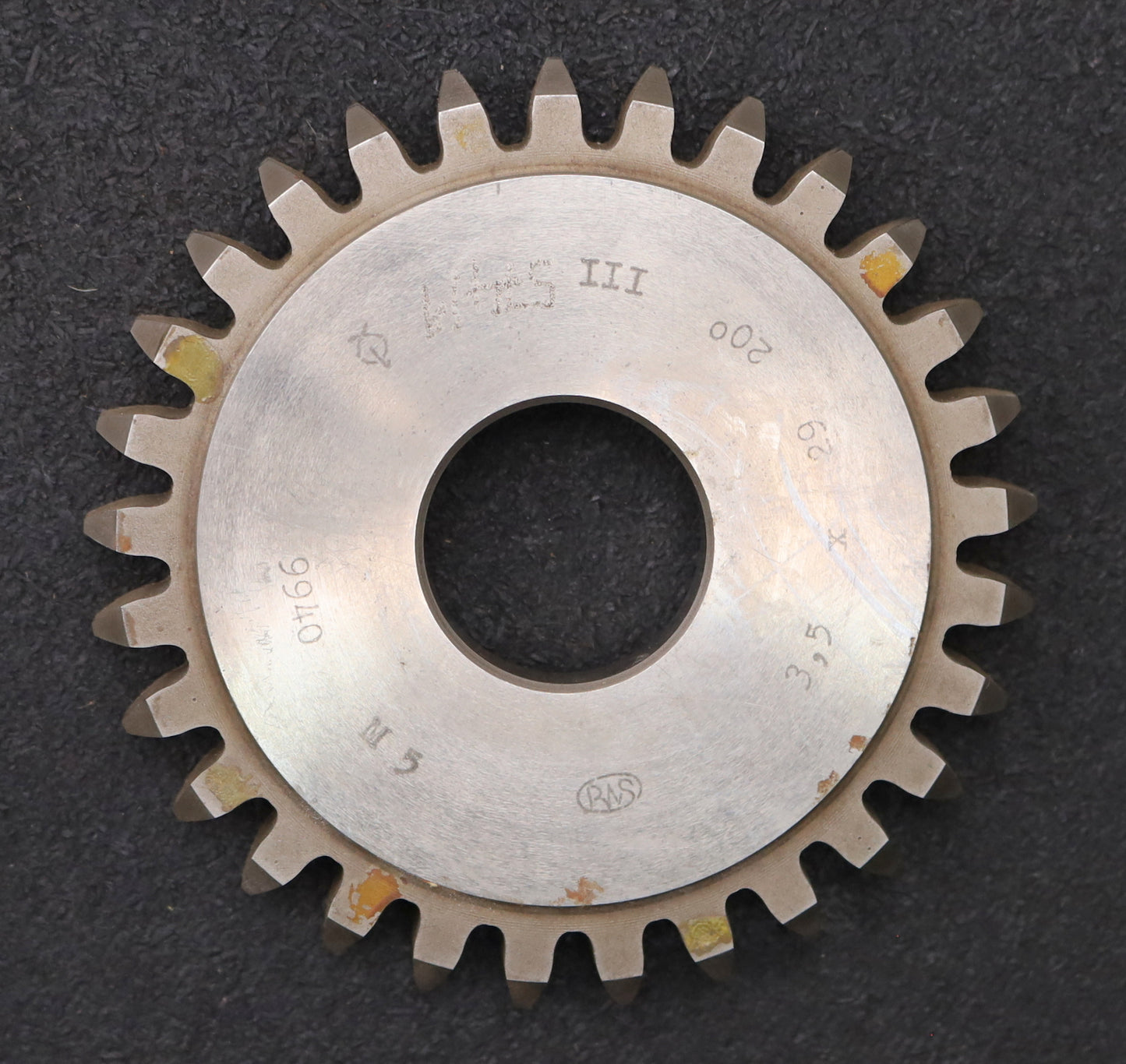 Bild des Artikels PWS-Scheibenschneidrad-m=-3,5mm-EGW-20°-Z=-29-BP-III-Ø111x13xØ1-1/4"-gebraucht