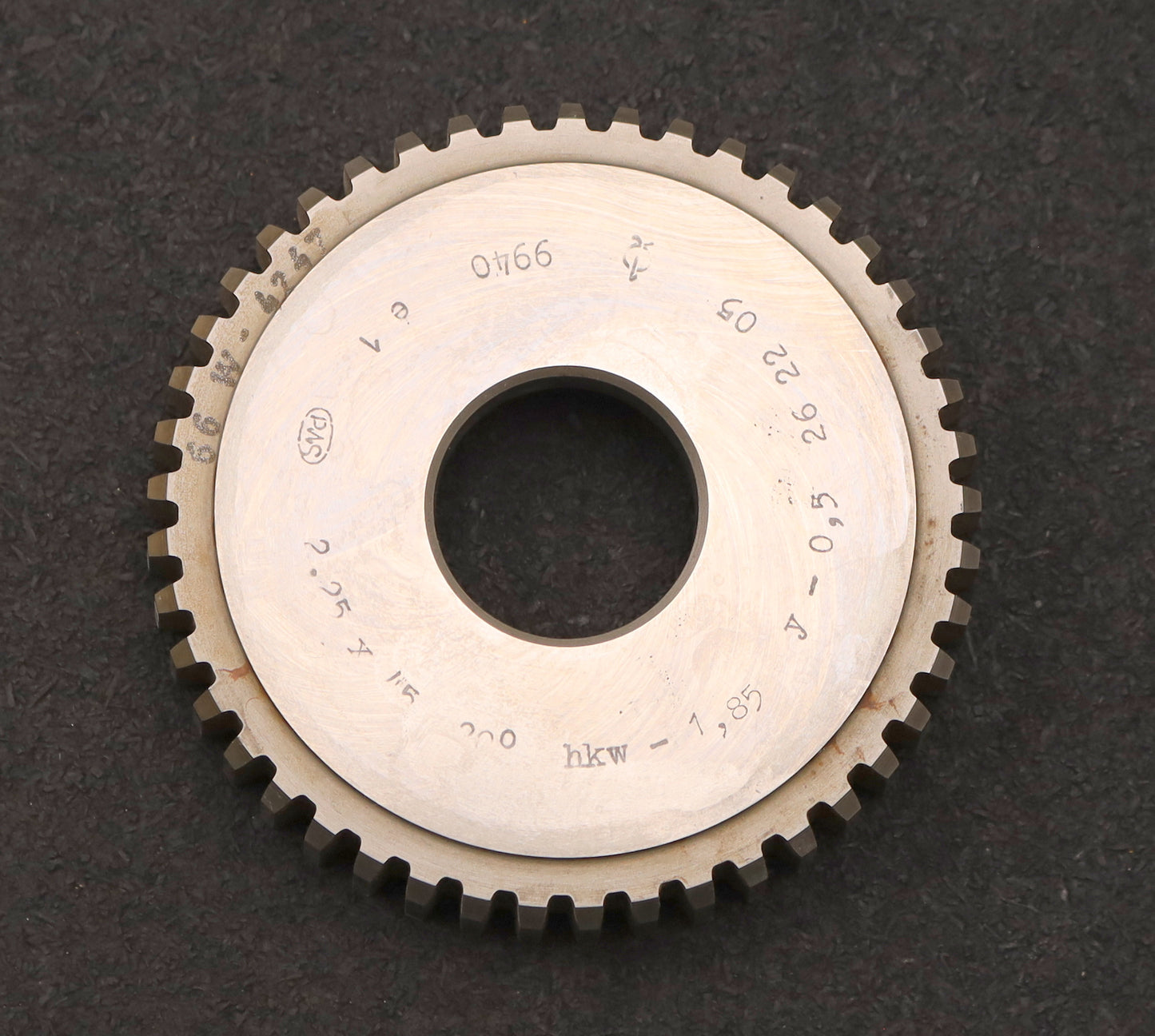 Bild des Artikels PWS-Scheibenschneidrad-m=-2,25mm-EGW-20°-Z=-45-hkw--1,85-Ø102x20xØ1-1/4"