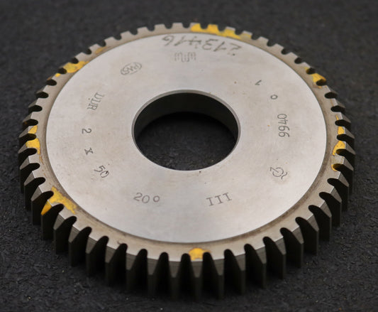 Bild des Artikels PWS-Scheibenschneidrad-m=-2mm-EGW-20°-Z=-50-BP-III-Ø105x15xØ1-1/4"-gebraucht