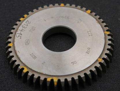 Bild des Artikels PWS-Scheibenschneidrad-m=-2mm-EGW-20°-Z=-50-BP-III-Ø105x14xØ1-1/4"-gebraucht