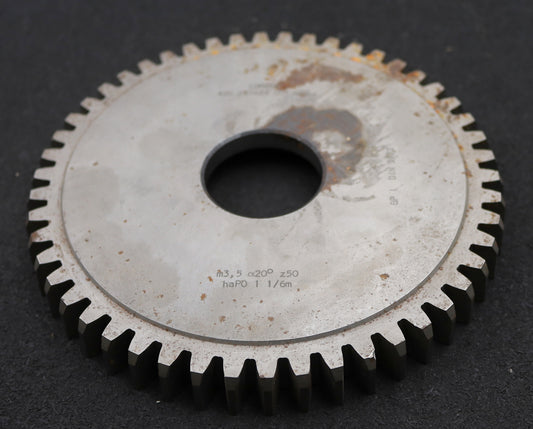 Bild des Artikels LORENZ-Scheibenschneidrad-m=-3,5mm-EGW-20°-Z=-50-haP0-1-1/6m-BP-I-DIN3972